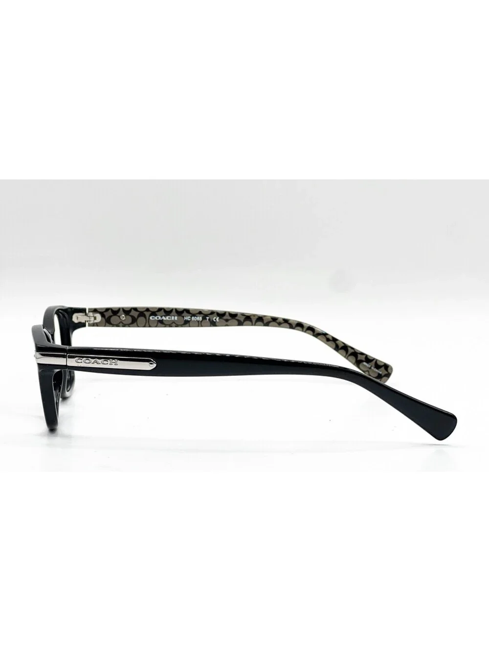Coach HC 6065 5261 Black Military Sig C Authentic Eyeglass Frames 49-17